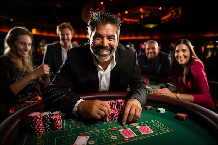 Meja Live Dealer badak188 menampilkan permainan Dragon Tiger dengan streaming HD